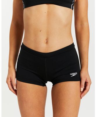 Speedo - Boyleg Shorts - Bikini Bottoms (Black) Boyleg Shorts
