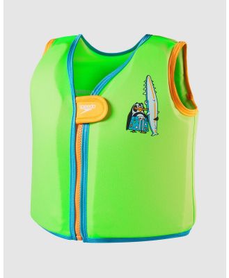 Speedo - Character Printed Float Vest   Babies Kids - Swimming / Towels (Chima Azure Blue & Fluro Green) Character Printed Float Vest - Babies-Kids