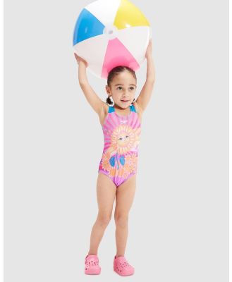 Speedo - Digital Placement Swimsuit   Babies Kids - One-Piece / Swimsuit (Baja Blue) Digital Placement Swimsuit - Babies-Kids