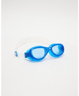 Speedo - Futura Classic Junior Gogles   Kids Teens - Goggles (Clear & Neon Blue) Futura Classic Junior Gogles - Kids-Teens