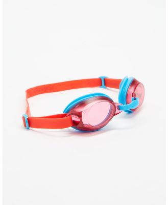 Speedo - Jet Junior Goggles   Kids - Swimming / Towels (Turquoise & Lava Red) Jet Junior Goggles - Kids
