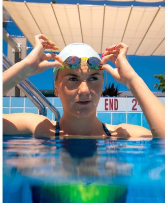 Speedo - Junior Opal Mirror Swim Goggles   Kids - Swimming / Towels (Green, Lemon & Blue) Junior Opal Mirror Swim Goggles - Kids