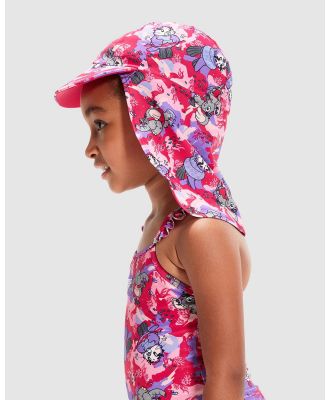 Speedo - Sun Protection Hat   Kids - Hats (Cherry Pink, Sweet Taro & Hellium) Sun Protection Hat - Kids