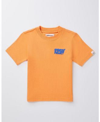 Spencer Project - Boys Puffy Short Sleeve T Shirt - Short Sleeve T-Shirts (ORANGE) Boys Puffy Short Sleeve T-Shirt