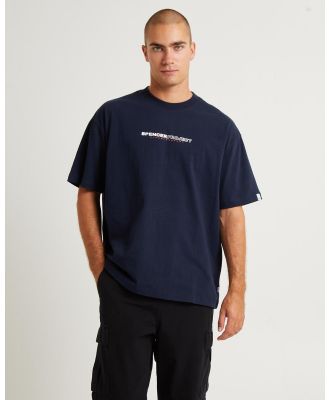 Spencer Project - Hyper Short Sleeve T Shirt - Short Sleeve T-Shirts (NAVY) Hyper Short Sleeve T-Shirt