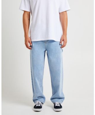 Spencer Project - Kay Embroided Wide Leg Denim Pants - Jeans (LIGHT BLUE) Kay Embroided Wide Leg Denim Pants