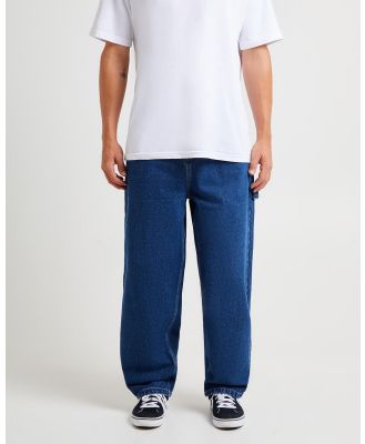 Spencer Project - Kay Embroided Wide Leg Denim Pants - Jeans (MID BLUE) Kay Embroided Wide Leg Denim Pants