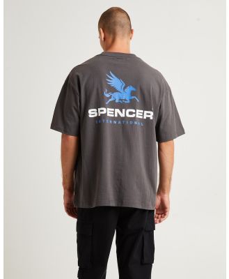 Spencer Project - Pegasus Short Sleeve T Shirt - Short Sleeve T-Shirts (CHARCOAL) Pegasus Short Sleeve T-Shirt