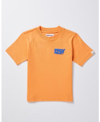 Spencer Project - Teen Boys Puffy Short Sleeve T Shirt - Short Sleeve T-Shirts (ORANGE) Teen Boys Puffy Short Sleeve T-Shirt