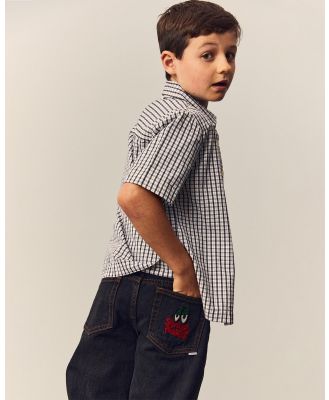 Spencer Project - Teen Boys Skate Short Sleeve Shirt - Shirts & Polos (WHITE) Teen Boys Skate Short Sleeve Shirt