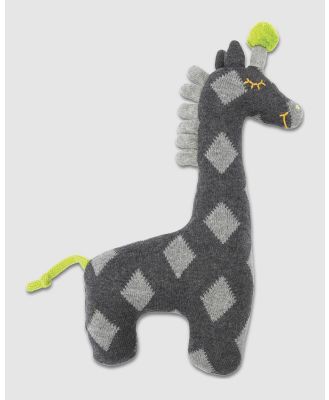 Spiegelburg - Spiegelburg   Knitted Grey Giraffe - Soft Toys (Grey) Spiegelburg - Knitted Grey Giraffe