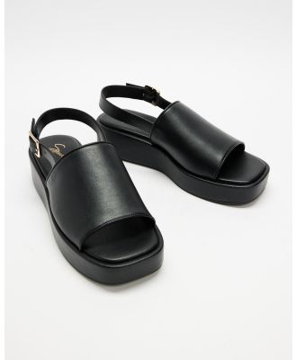 SPURR - Harmony Flatform Sandals - Sandals (Black) Harmony Flatform Sandals