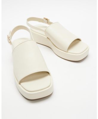 SPURR - Harmony Flatform Sandals - Sandals (Cream) Harmony Flatform Sandals