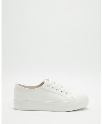 SPURR - Payden Sneakers - Lifestyle Sneakers (White Smooth) Payden Sneakers