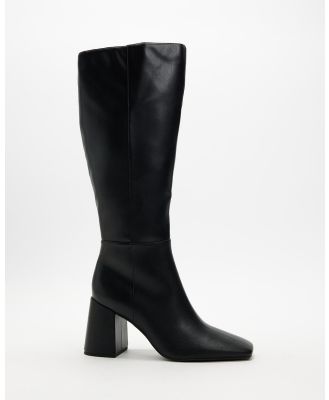 SPURR - Talita Knee High Boots - Knee-High Boots (Black Smooth) Talita Knee High Boots