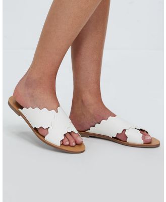 SPURR - Taya Sandals - Sandals (White Smooth) Taya Sandals