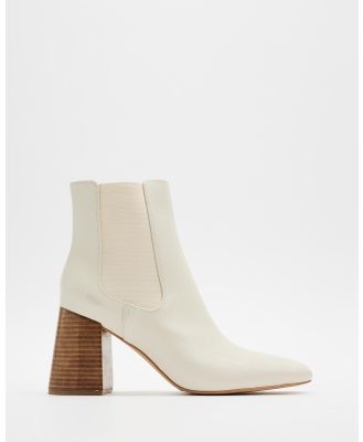 SPURR - Tori Ankle Boots - Boots (Off White Smooth) Tori Ankle Boots
