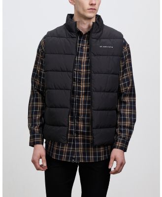 St Goliath - Essential Vest - Coats & Jackets (Black) Essential Vest