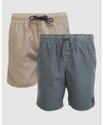 St Goliath - Illision Shorts 2 Pack   Teens - Shorts (San & Indi) Illision Shorts 2-Pack - Teens