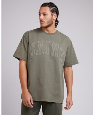 St Goliath - Saint Heavy Weight Tee - T-Shirts & Singlets (Green) Saint Heavy Weight Tee