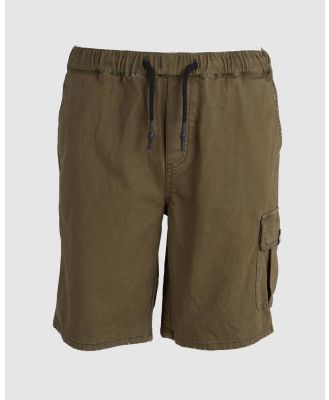 St Goliath - Trail Cargo Shorts   Kids - Shorts (Khaki) Trail Cargo Shorts - Kids