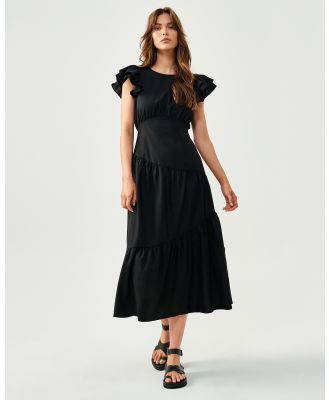 ST MRLO - Samanta Midi Dress - Dresses (Black) Samanta Midi Dress
