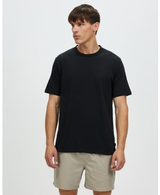 Staple Superior - Basic Regular Fit T Shirt - T-Shirts & Singlets (Black) Basic Regular Fit T-Shirt