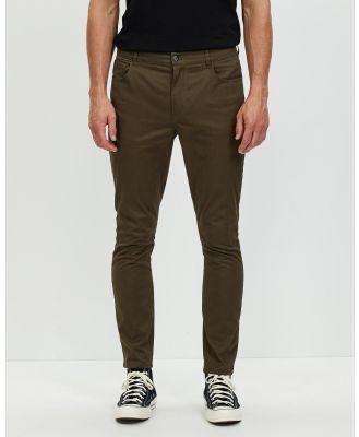 Staple Superior - Baxter Skinny Pants - Pants (Khaki) Baxter Skinny Pants