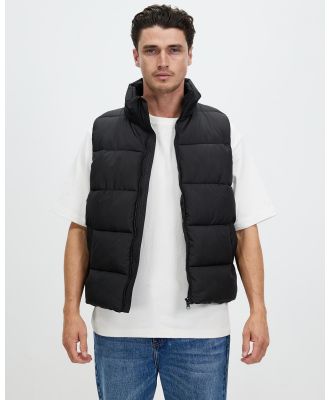 Staple Superior - Bowie Recycled Polyester Puffer Vest - Coats & Jackets (Black) Bowie Recycled Polyester Puffer Vest