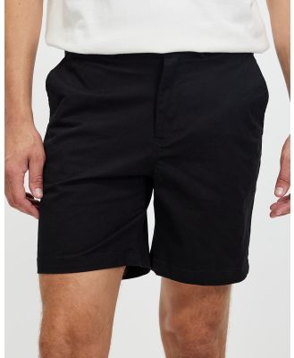 Staple Superior - Cooper Stretch Chino Shorts - Chino Shorts (Black) Cooper Stretch Chino Shorts