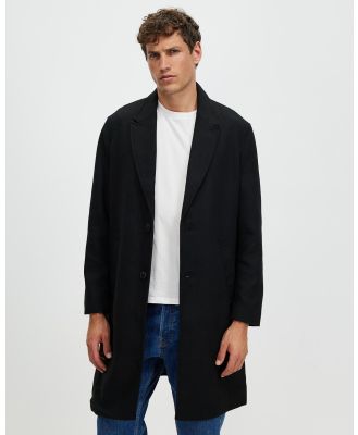 Staple Superior - Georgie Wool Blend Coat - Coats & Jackets (Black) Georgie Wool Blend Coat