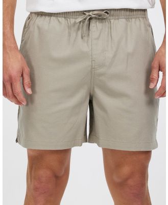 Staple Superior - Hamilton Linen Blend Shorts - Shorts (Sage) Hamilton Linen Blend Shorts