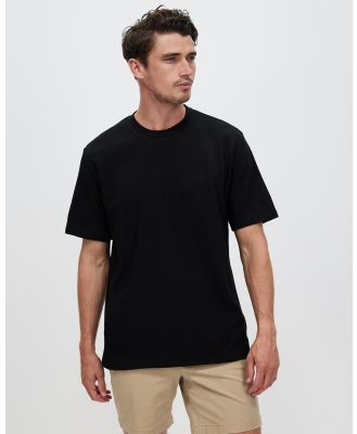 Staple Superior - Lee Waffle T Shirt - T-Shirts & Singlets (Black) Lee Waffle T-Shirt
