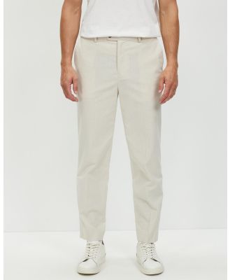 Staple Superior - Nicholas Linen Blend Slim Fit Pants - Pants (Oat) Nicholas Linen Blend Slim Fit Pants