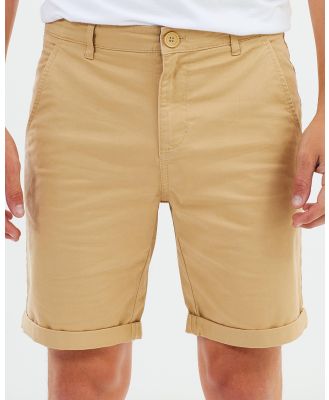 Staple Superior - Staple Stretch Chino Shorts - Chino Shorts (Sand) Staple Stretch Chino Shorts