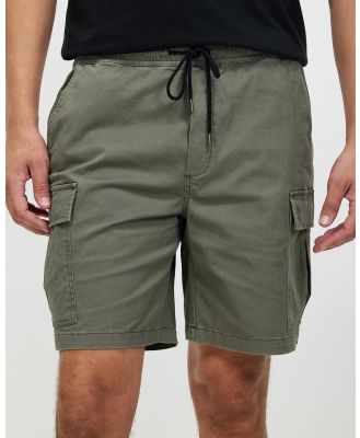 Staple Superior - Valley Stretch Cargo Shorts - Shorts (Khaki) Valley Stretch Cargo Shorts