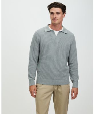 Staple Superior - Wade Knit Top - Jumpers & Cardigans (Grey) Wade Knit Top