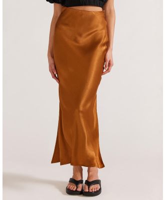 Staple the Label - Rayna Midi Skirt - Skirts (Copper) Rayna Midi Skirt