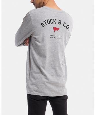 Stock & Co. - Lauderdale Long Sleeve Tee - Long Sleeve T-Shirts (Marle Grey) Lauderdale Long Sleeve Tee