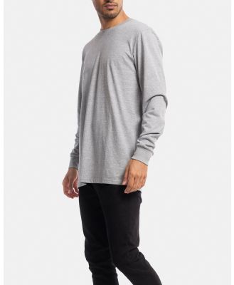 Stock & Co. - Stock Long Sleeve Tee - Long Sleeve T-Shirts (Marle Grey) Stock Long Sleeve Tee