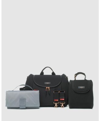 Storksak - Poppy Luxe Diaper Bag - Backpacks (Black Scuba) Poppy Luxe Diaper Bag