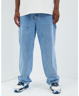 Stussy - Canvas Work Pants - Jeans (Light Denim) Canvas Work Pants