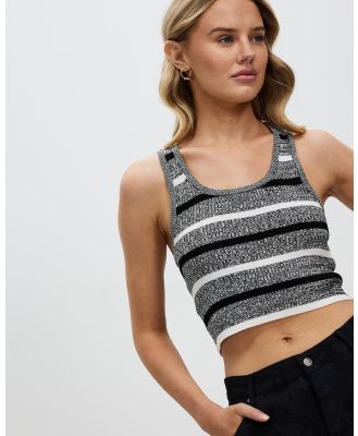 Style Addict - Napoleon Top - Cropped tops (Stripe) Napoleon Top