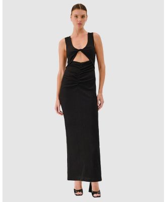 Suboo - Kinga Sleeveless Twist Front Maxi Dress - Dresses (Black) Kinga Sleeveless Twist Front Maxi Dress
