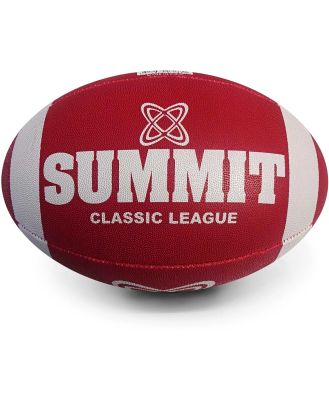 Summit - Retro Rugby Ball Maroon Grey Size 3 - Outdoor Games (Multi) Retro Rugby Ball Maroon Grey Size 3