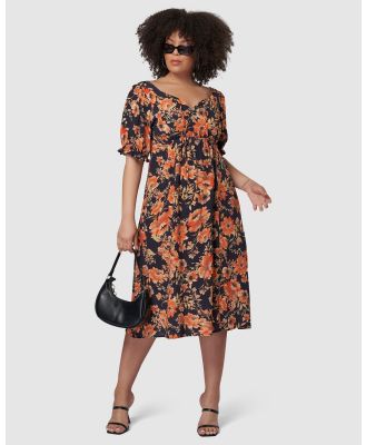 Sunday In The City - Good As Hell Midi Dress - Dresses (MULTI) Good As Hell Midi Dress