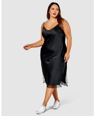 Sunday In The City - Mexican Radio Slip Dress - Dresses (Black) Mexican Radio Slip Dress
