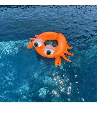 Sunnylife - Kiddy Pool Ring Sonny the Sea Creature Neon Orange - Outdoor Games (Multi) Kiddy Pool Ring Sonny the Sea Creature Neon Orange