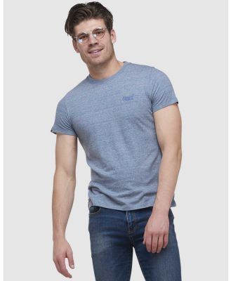 Superdry - Essential T Shirt  - T-Shirts & Singlets (Creek Blue Grit Grindle) Essential T Shirt