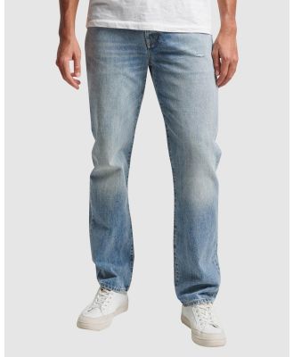 Superdry - Straight Jeans - Jeans (Montana Bay Bleach Blue) Straight Jeans